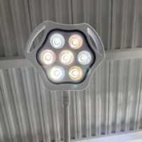 Lampe d'opération LED électrique portable, éclairage chirurgical mobile, lampe d'examen médical sans ombre pour clinique dentaire et opérations sur pied