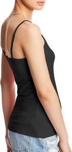 เสื้อสายเดี่ยวผู้หญิงผ้าไหมเนื้อนุ่ม ระบายอากาศได้ดี ยืดหยุ่น น้ำหนักเบา ทรงสวย พลิ้วไหว สัมผัสนุ่มลื่น ปรับได้ - Product Image 3