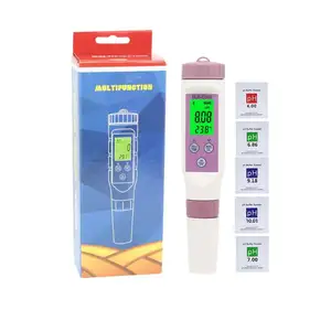 BLE C-600 seven-in-one pena kualitas air, salinitas meter PH/TDS/EC/ORP/SG pengukur PH