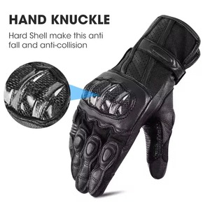 Guantes de moto de materiales personalizados para hombre y mujer con diseño de logotipo personalizado Guante de moto de carreras con rango bajo - Product Image 6