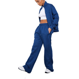 Sudadera con Capucha y Pantalones Deportivos para Mujer, Tallas Grandes, 100% Algodón, con Logotipo Personalizado, Estampado 3D - Product Image 1