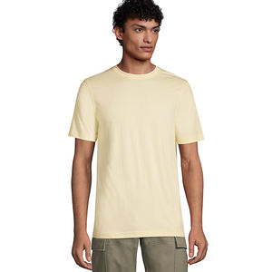 Ringer Camisetas Algodón/Poliéster Camiseta a rayas para hombres Pedido OEM Algodón orgánico Jersey hilado en anillo Cuello redondo, Ringer Camisetas - Product Image 4