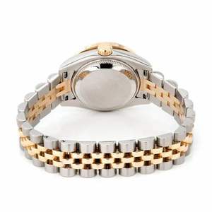 Luxury Moissanite Diamond Two Tone Watch Stainless Steel Iced Bezel Date Display Unisex <b>Wristwatch</b> - Product Image 5