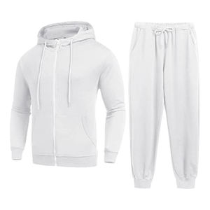 Survêtements de sport pour hommes personnalisables avec logo, ensemble deux pièces, poids lourd, écologique et réversible - Product Image 4