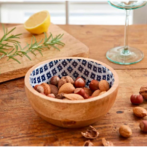 Cuenco de madera de lujo para servir con diseño de pegatina esmaltada para cocinar en casa y cocinar en casa en Low Coast Utensilios de cocina de alta calidad - Product Image 2