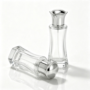 Flacon de parfum de luxe carré givré 100 ml, en verre, avec vaporisateur à pompe, pour EDP et EDT, longue durée 12h, en gros, stock US - Product Image 4