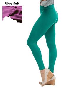 Mallas de seda suave cepillada con bolsillos para mujer, de poliéster, 8 licra, 92, hacer impresión personalizada, de marca - Product Image 4