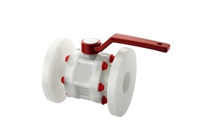 Vanne à boisseau sphérique en polypropylène de haute qualité 1/2 pouce, extrémité à bride, pour traitements d'eau à haute température, commande manuelle, PTFE, OEM/ODM - Product Image 4