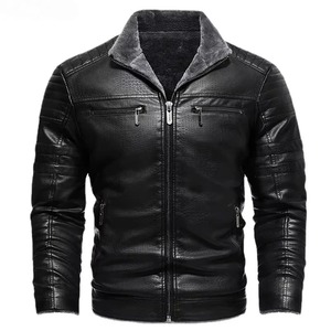 New Male Street Wear Motorcycle Leather Jackets Hat Detachable Men Hooded Leather Jackets Camouflage Casual Leather <b>Coats</b> 4XL - Product Image 2