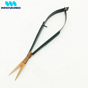 Ciseaux à cuticules professionnels de style russe en acier inoxydable avec micro-spring pour manucure, pédicure, sourcils et cils - Product Image 4