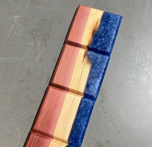 Posavasos de té de madera maciza de alta calidad de fabricante directo, almohadilla aislante de resina, posavasos personalizados para el hogar y la cocina - Product Image 3