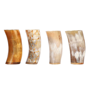 Verres en corne de buffle faits à la main, écologiques, à la vente, design unique, forme moderne, verre à boire pour hôtel, restaurant - Product Image 4