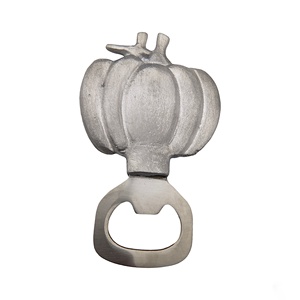 Ouvre-bouteille en forme de citrouille en métal argenté de qualité supérieure à bas prix pour les cadeaux de fête - Product Image 5