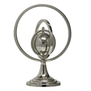 Aluminium <b>Globe</b> for Table Top Decorative Aluminum Modern Shiny Desktop <b>Globe</b> Good Premium Quality - Product Image 2