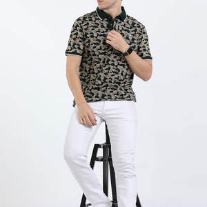 ¡Fabricante directo! La mejor calidad para hombre para camiseta de polo con logotipo personalizado Patrón sólido más vendido Precio bajo al por mayor - Product Image 4