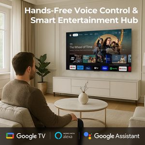 Televisor Inteligente LED 4K UHD de 85 Pulgadas con HDR, 1000 Nits, Contraste de 6500:1, Modo de Juego de 144Hz, Diseño Delgado Unibody para Uso en la Cocina - Product Image 6