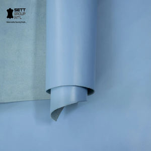 Cuir pleine fleur de vache OEM, couleur bleu ciel, épaisseur 1,1-1,3 mm, pour la fabrication de chaussures, la décoration intérieure, le travail du cuir, l'artisanat, la couture, la qualité professionnelle, fiable - Product Image 3