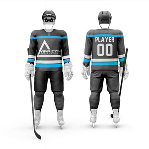 Fourniture directe d'usine personnalisable OEM/ODM transfert de chaleur imprimé séchage rapide respirant maillots de Hockey sur glace équipe personnalisée - Product Image 5