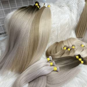 SLAVIC Luxe Qualité Russe Couleur Extensions de Cheveux Humains Vietnamien Remy Vierge Cheveux Europe Standard - Product Image 1