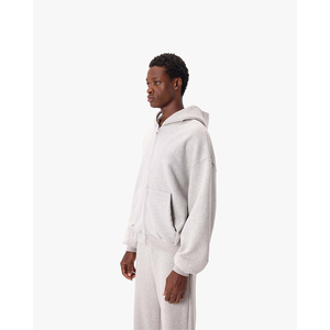 Sudaderas con cremallera de nuevo diseño para hombre de gran venta con impresión de logotipo personalizado de talla grande características de la temporada de otoño hechas en Pakistán - Product Image 6