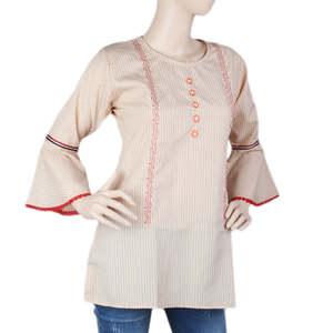 Blusa Bordada Estilo Western para Mujer - Color Fawn - Product Image 1
