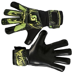 Guantes de Portero de Entrenamiento de Cuero Transpirable con Excelente Agarre y Absorción de Impactos para un Rendimiento de Guardameta Superior - Product Image 6