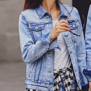 Utilisation en extérieur, vêtements de mode, veste en jean unisexe, tenue décontractée, veste en jean d'hiver pour unisexe, de conception différente - Product Image 5