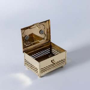 Handmade Brass <b>Jewelry</b> <b>Organizer</b> Box - Product Image 1