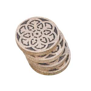 Sous-verres en bois de style classique personnalisables Plateau de service Tapis et tampons en gros pour thé café Toutes les boissons conviennent à toutes les tailles de table - Product Image 1