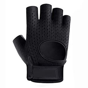 Guantes de entrenamiento de neopreno de medio dedo con correa de muñeca acolchada Guantes de levantamiento de pesas deportivos para uso en el gimnasio - Product Image 1
