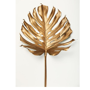 Bandeja de servicio con forma de hoja doble de la mejor calidad, utensilios de cocina decorativos de latón para restaurante con fines decorativos - Product Image 5