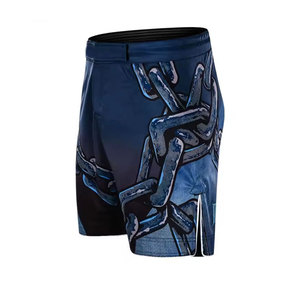 Short MMA imprimé sur mesure de meilleure qualité pour garçons Short de combat/entraînement extensible décontracté OEM pour la boxe - Product Image 2