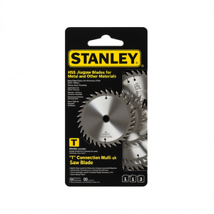 ใบเลื่อยจิ๊กซอว์ Stanley HSS สำหรับโลหะและวัสดุอื่นๆ แบบเชื่อมต่อ ''T'' ชุดใบเลื่อยหลายชิ้น - Product Image 2