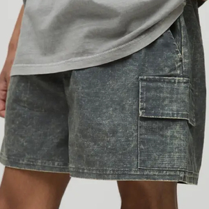 Pantalones Cortos para Hombre de Material Transpirable y Ajustable con Diseño de Logotipo Personalizado, Precio al por Mayor, Servicio OEM, con Bolsillo Lateral, Ropa Casual 2026 - Product Image 4