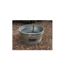 Bac à eau de jardin en métal large et peu profond pour les fontaines décoratives extérieures de cascades et l'étang à poissons de jardin au taux de vente - Product Image 1