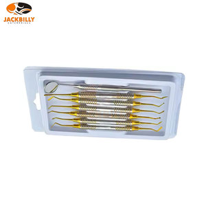 Instrumentos de llenado de amalgama de ionómero de vidrio compuesto dental al por mayor, instrumentos médicos de restauración dental profesional completa - Product Image 3