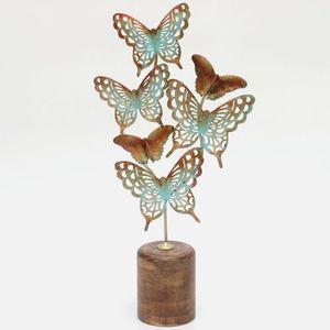 Multicolor Metal Derek mariposa Decoración de mesa Fácil instalación decoración del hogar para mesas - Product Image 3
