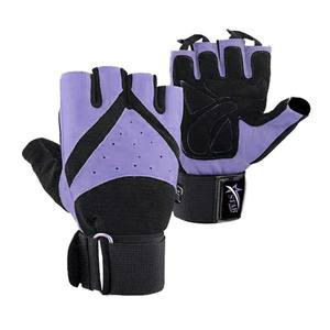 2025 Hot Selling Unisex Leather Half Finger Non-Slip Weightlifting <b>Gloves</b> for Cycling Gym & Sports Training - Product Image 2