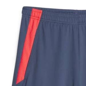 Custom Navy Blue Sports <b>Shorts</b> with Red <b>Mesh</b> Side Panels Quick Dry Athletic Training <b>Shorts</b> for <b>Men</b> - Product Image 6