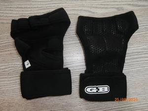 Gants de musculation Geo Brother Co de haute qualité avec dos en maille extensible, paume en cuir antidérapante, fermeture à tirette, unisexe, vente en gros 2022 - Product Image 2