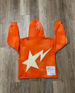 <b>Embroidery</b> logo Custom Tracksuit Streetwear Vintage Half Zipper Acid Wash Distressed Flared Sweatpants and Hoodie <b>Set</b> - Product Image 5