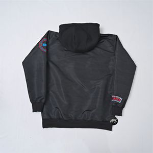 Alta calidad en blanco hombres 100% algodón grueso pesado francés Terry ropa de calle de gran tamaño logotipo personalizado Sudadera con capucha - Product Image 5