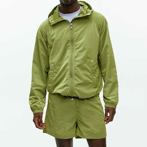 Ensemble coupe-vent court pour hommes Style respirant en tissu durable pour vêtements de fitness d'été - Product Image 5