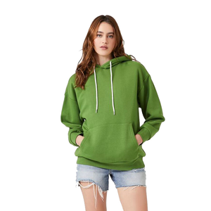 เสื้อฮู้ดดี้ผู้หญิงทรงหลวม สไตล์ลำลอง ผ้าฝ้าย 100% คุณภาพดีเยี่ยม สำหรับฤดูหนาว ถักทออย่างดี เป็นมิตรกับสิ่งแวดล้อม กันลม แขนทรงปีกค้างคาว พร้อมป้าย - Product Image 4