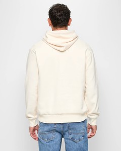 Sweat à capuche personnalisable en coton polyester beige de qualité supérieure, commandes en gros, options d'impression de logo brodé, hiver personnalisé, teint uni - Product Image 2