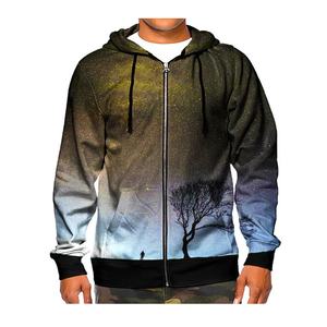 Ropa de calle de gran tamaño para Hombre Sudaderas con capucha personalizadas de alta calidad 100% algodón peso pesado con impresión de logotipo para otoño - Product Image 4