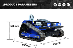 Tondeuse à gazon RC de qualité industrielle, 4 temps, électrique, 28V, OEM, professionnelle, multifonctionnelle, télécommandée, certifiée CE - Product Image 4