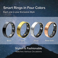 Nouvelle bague connectée Symbian en céramique, suivi de la santé, moniteur de fréquence cardiaque, suivi du sommeil, mesure de l'oxygène sanguin, suivi sportif et de forme physique, contrôle par application