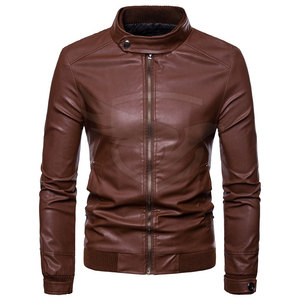 Ropa de invierno Chaquetas de cuero de nuevo estilo Chaqueta de cuero de color personalizado de alta calidad para hombres - Product Image 2