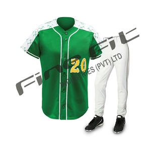 ชุดเสื้อเบสบอลและกางเกงสำหรับผู้ชายชุดเครื่องแบบคอวีสวมใส่สบายสำหรับกีฬาในโรงเรียนสโมสรลีก - Product Image 1